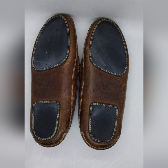 Martin Dingman Cozy Country Bow Tie Oak Slipper Men's 11.5 Brown Comfy Retro - Picture 8 of 12